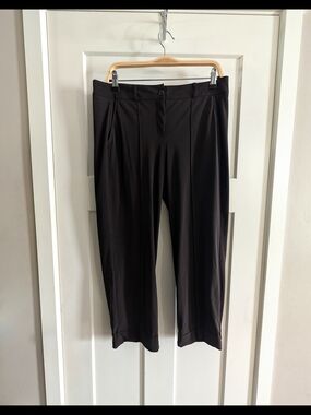 Marithe Francois Girbaud Brown Vintage Cropped Dress Pants
